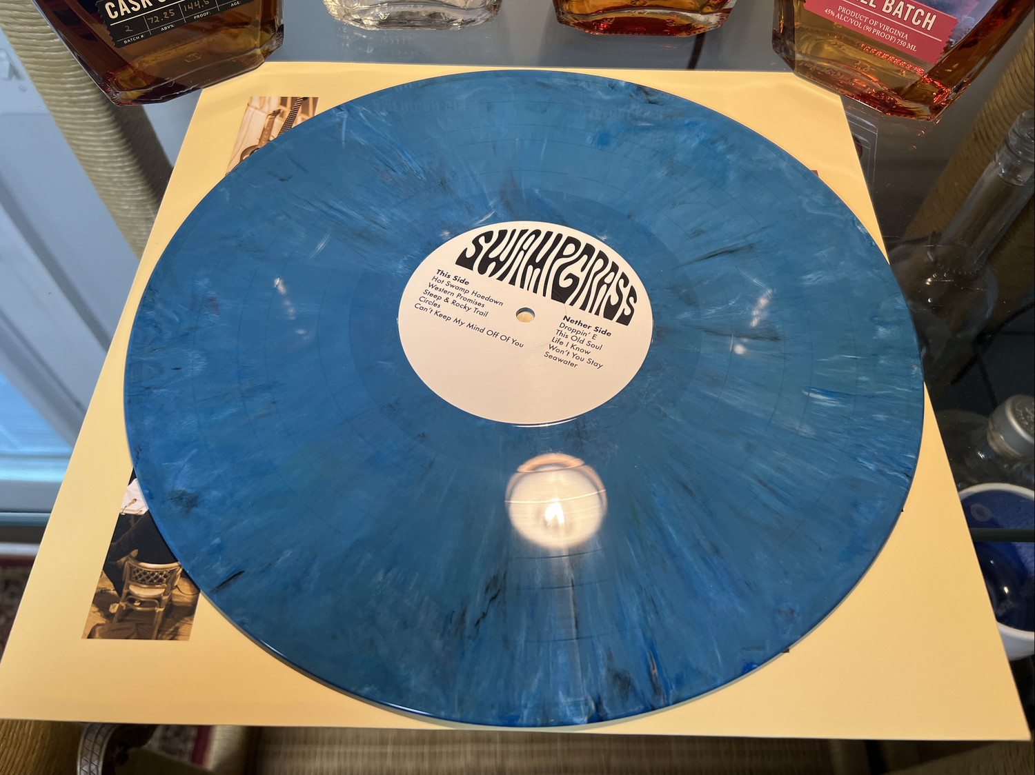 Swamp Grass - Washtub Moonshine (Recycled Blue Wax) — Any Thing